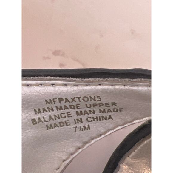 Marc Fisher Black and White Peep Toe Platform Heels Size 7 1/2 - Picture 10 of 12